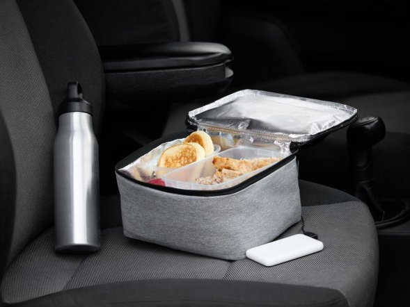 Изотермическая сумка с функцией подогрева Oneworld, серая 