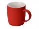 Кружка с покрытием soft-touch Dalgona, красный 