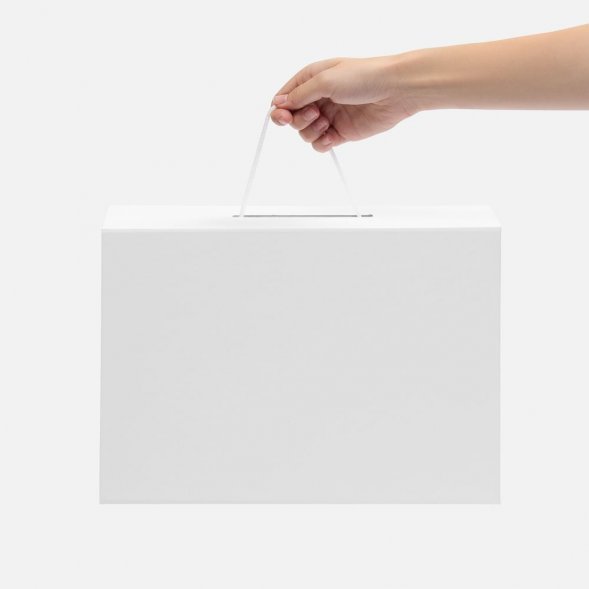 Коробка складная New Case Fold, белая 