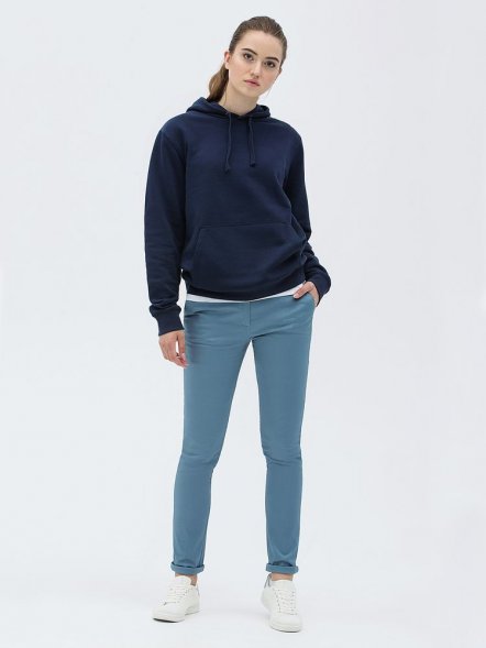 Толстовка унисекс Spencer, темно-синяя 