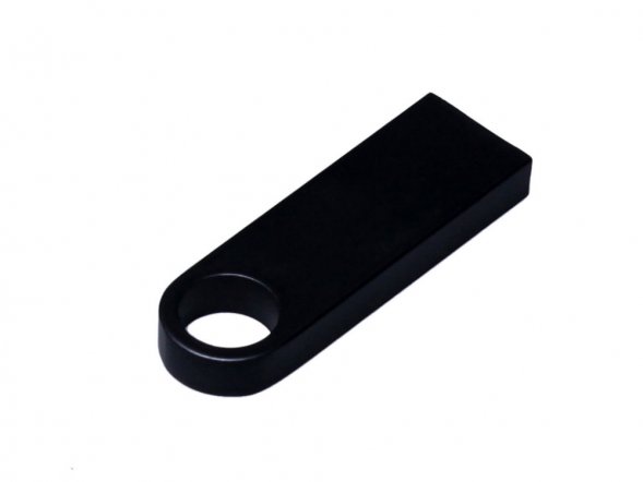 USB 3.0-флешка на 128 Гб с мини чипом и круглым отверстием, черный 