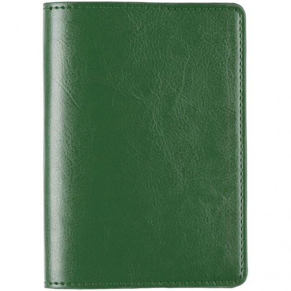Обложка для паспорта Nebraska, зеленая 