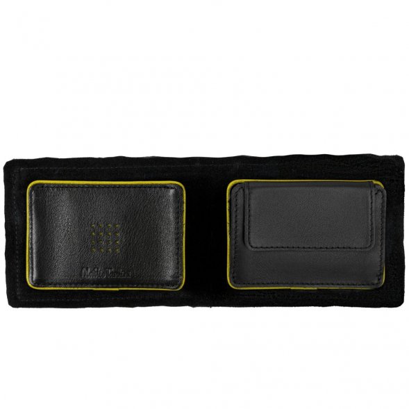 Кошелек Partinico, черный с желтым 