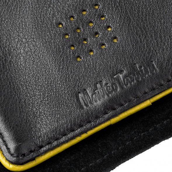 Кошелек Partinico, черный с желтым 