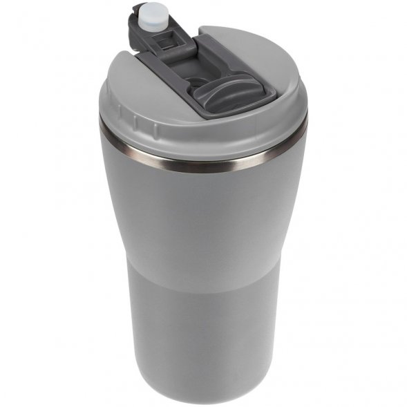 Термостакан Sapporo без логотипа, серый 