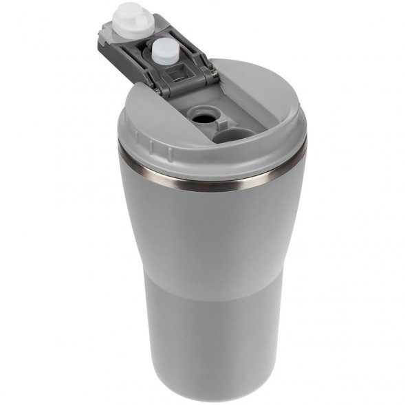 Термостакан Sapporo без логотипа, серый 