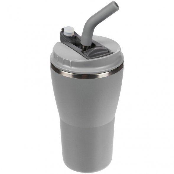 Термостакан Sapporo без логотипа, серый 