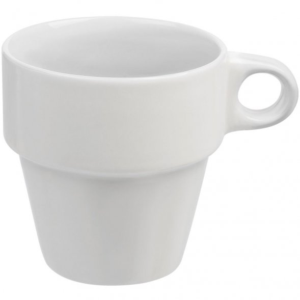 Набор из 4 кружек Inset с подставкой, белый 