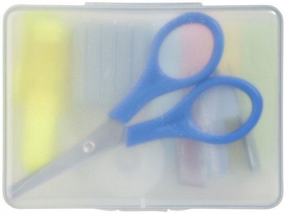 Набор канцелярских принадлежностей Beauxed,  прозрачный 