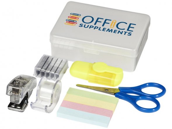 Набор канцелярских принадлежностей Beauxed,  прозрачный 