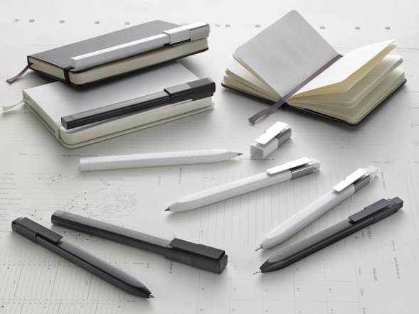 Классическая Авт. шариковая ручка Click, 0,5 мм, белый 