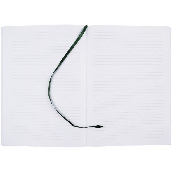 Блокнот Urban, в линейку, зеленый 