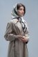 Платок шелковый Delicate, каллы 