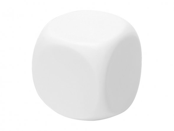 Антистресс Кубик, белый 