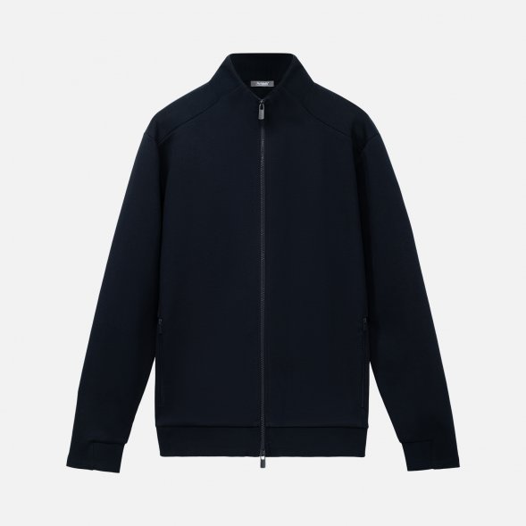 Толстовка на молнии ASTIN темно-синяя, размер XXXL 