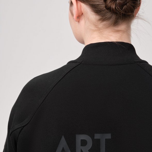 Толстовка на молнии TORRES черная, размер XL ART 