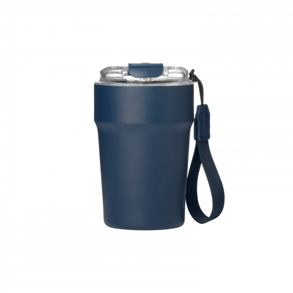 Термокружка вакуумная Monaco, синяя 