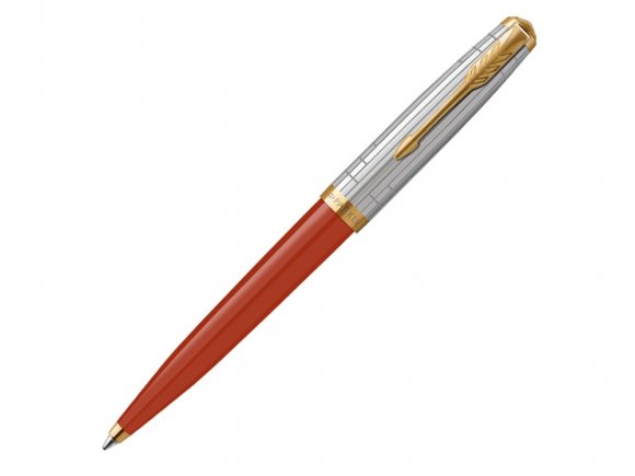 Шариковая ручка Parker 51 Premium Red GT стержень: M, цвет чернил: black, в подарочной упаковке 