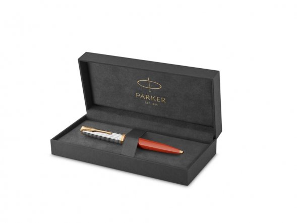 Шариковая ручка Parker 51 Premium Red GT стержень: M, цвет чернил: black, в подарочной упаковке 