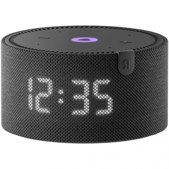 Умная колонка «Новая Яндекс Станция Мини» с часами, черная 