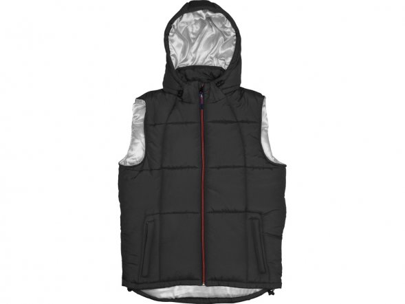 Жилет Vigour мужской, черный/стальной 