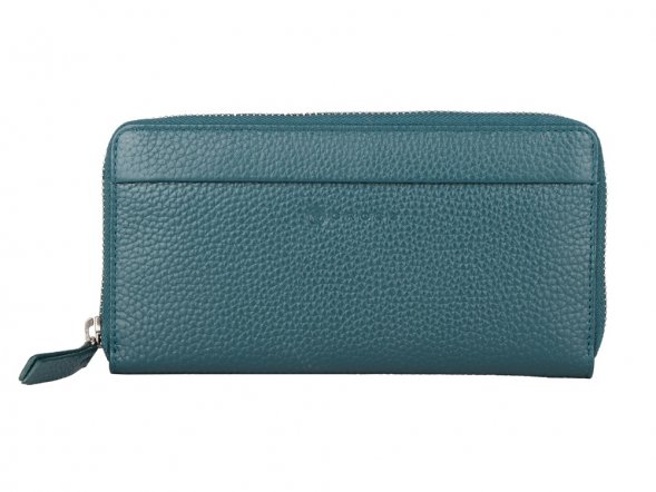 Кошелёк Cross Colors Quetzal, кожа наппа, фактурная, цвет зеленый квезаль 