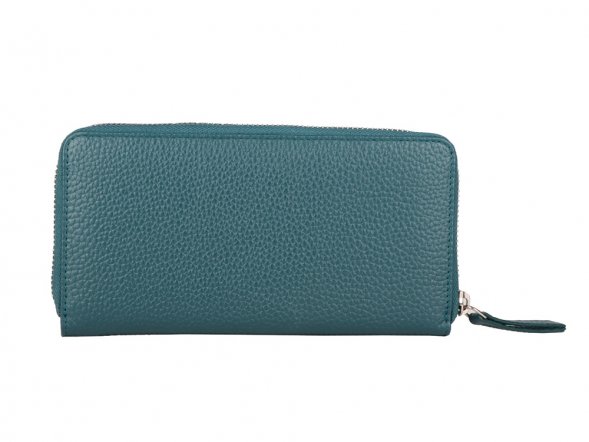 Кошелёк Cross Colors Quetzal, кожа наппа, фактурная, цвет зеленый квезаль 