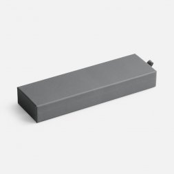 Ручка шариковая Ringa в футляре, серая