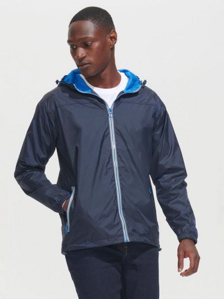 Ветровка Skate, черная с серым 