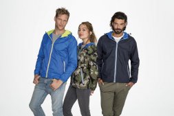 Ветровка Skate, черная с серым