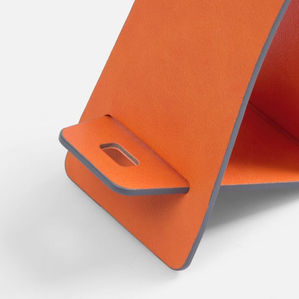 Подставка для телефона Petrus, оранжевая 