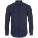 Рубашка мужская Becker Men, темно-синяя с белым 