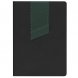 Ежедневник Bookmark, недатированный, черный с зеленым 