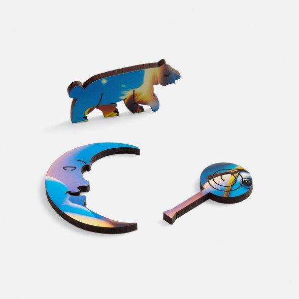 Деревянный пазл с крышкой PuzzleBox на заказ 