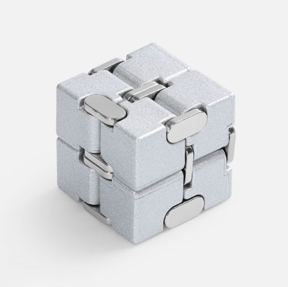 Антистресс Eternica, серебристый 