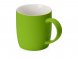 Кружка с покрытием soft-touch Dalgona, зеленое яблоко 