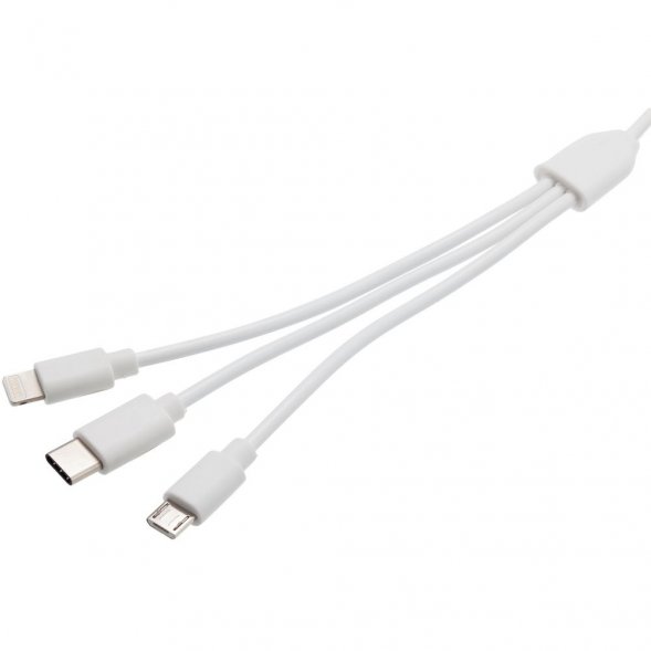 Автомобильное зарядное устройство High Ride, белое 