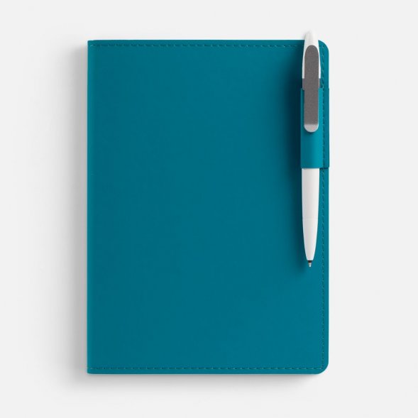 Ежедневник Tact, недатированный, бирюзовый 
