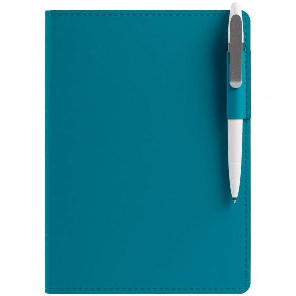 Ежедневник Tact, недатированный, бирюзовый 
