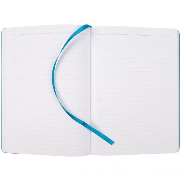 Ежедневник Tact, недатированный, бирюзовый 