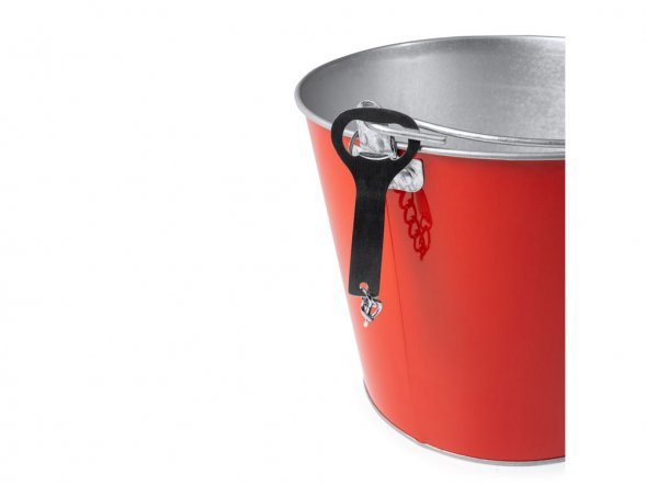 Ведро для охлаждения напитков LAMBIC, объем 6 л, красный 