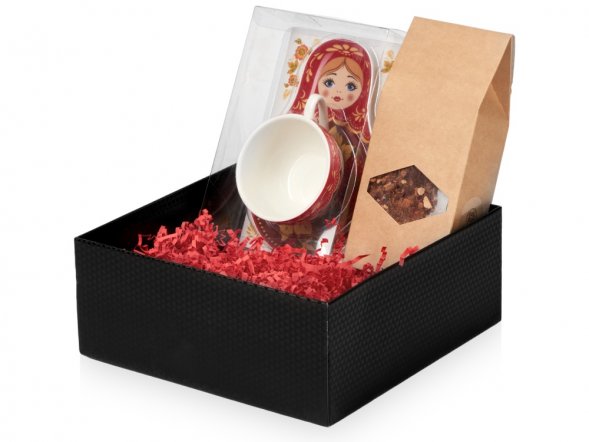 Подарочный набор: чайная пара, чай Глинтвейн, черный 