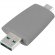 Флешка Pebble Type-C, USB 3.0, серая, 16 Гб 