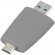 Флешка Pebble Type-C, USB 3.0, серая, 16 Гб 