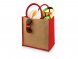 Сумка подарочная Chennai, натуральный/красный 