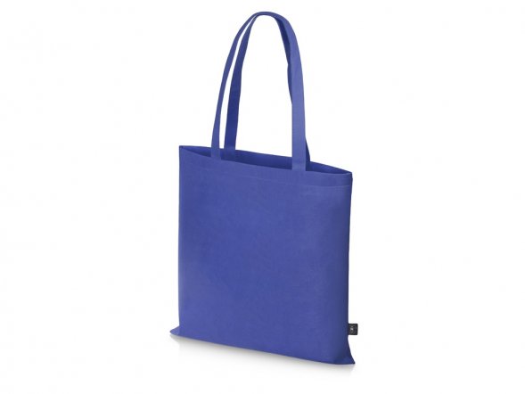 Сумка-шоппер Reviver из нетканого переработанного материала RPET, синий 