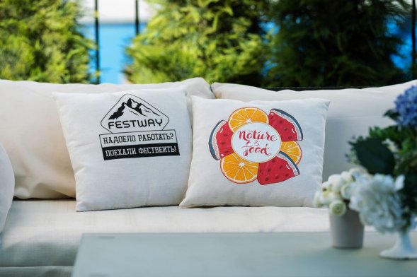 Подушка Holland, неокрашенная 