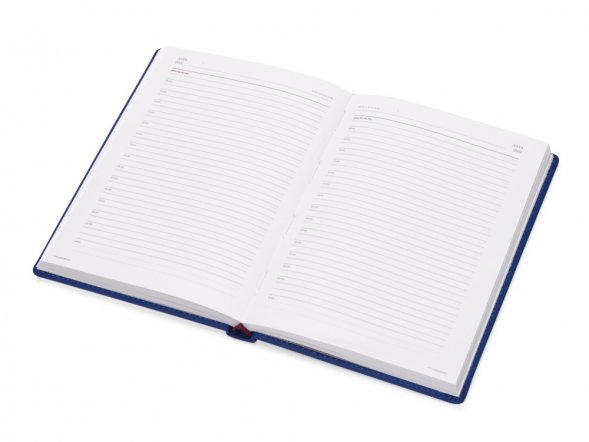 Ежедневник недатированный А5 Velvet, синий 