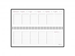 Планинг недатированный Velvet синий