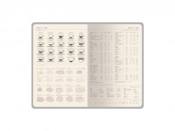 Ежедневник недатированный А5 Soho, красный